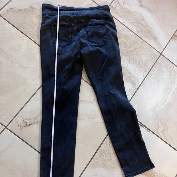 Gloria Vanderbilt Amanda Pull On Jeans Washed Black 12M - Picture 5 of 7